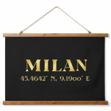 Lux Gold Milaan Breedtegraad & Lengtegraad  