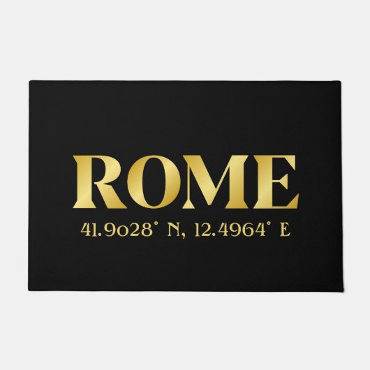 Lux Gold Rome Latitude & lengte Deurmat (Voorkant)