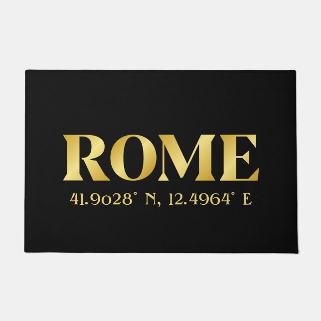 Lux Gold Rome Latitude & lengte Deurmat (Voorkant)