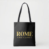 Lux Gold Rome Latitude & lengte Tote Bag