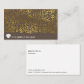 Lux Gold Speck | Executive Chef Visitekaartje (Voorkant / Achterkant)