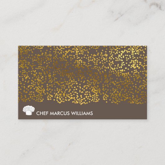 Lux Gold Speck | Executive Chef Visitekaartje (Voorkant)