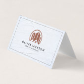 Lux goud folie Makelaar | Bouw Visitekaartje (Voorkant)