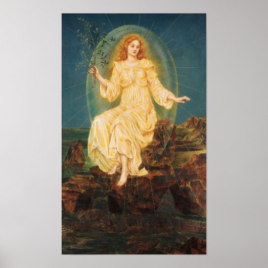 Lux in Tenebris | Evelyn De Morgan Poster (Voorkant)
