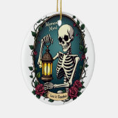 Lux in Tenebris Skeleton Lantern Ornament (Rechts)
