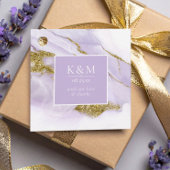 Lux Ink Lavendel Abstract Dank u ID990 Bedankjes Labels