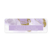 Lux Inkt Lavendel Abstract ID990 Etiket (Voorkant)