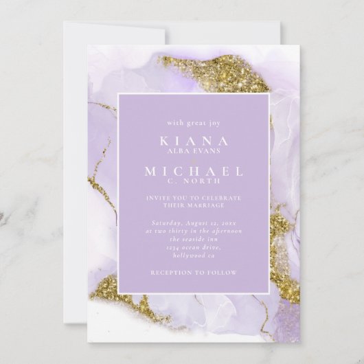 Lux Inktlavendel Abstract ID990 (Voorkant)