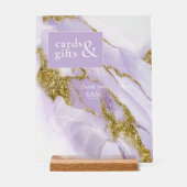 Lux Inktlavendel Abstract ID990 Acryl Bord (Voorkant)