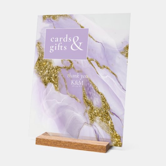 Lux Inktlavendel Abstract ID990 Acryl Bord (Hoek)