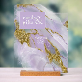 Lux Inktlavendel Abstract ID990 Acryl Bord