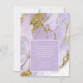 Lux Inktlavendel Abstract ID990 Bedankkaart (Achterkant)