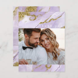 Lux Inktlavendel Abstract ID990 Bedankkaart