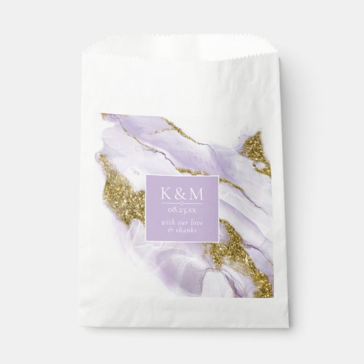 Lux Inktlavendel Abstract ID990 Bedankzakje (Voorkant)