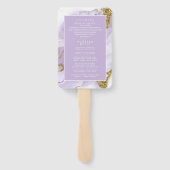 Lux Inktlavendel Abstract ID990 Handwaaier (Achterkant)