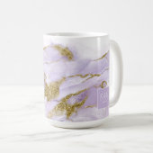 Lux Inktlavendel Abstract ID990 Koffiemok (Voorkant rechts)