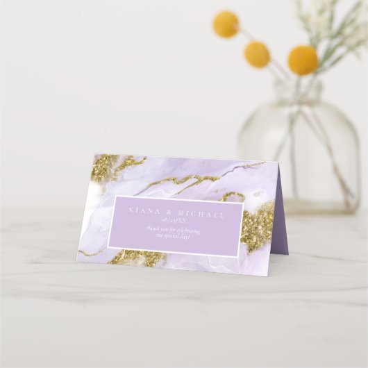 Lux Inktlavendel Abstract ID990 Plaatskaartje (Achterkant)