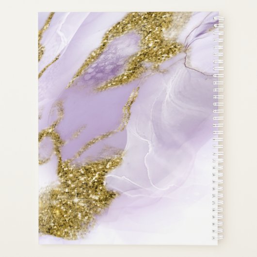 Lux Inktlavendel Abstract ID990 Planner (Achterkant)