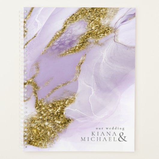 Lux Inktlavendel Abstract ID990 Planner (Voorkant)