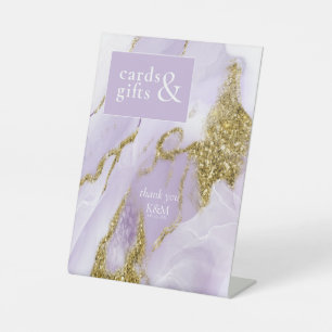 Lux Inktlavendel Abstract ID990 Reclamebord Met Voetstuk