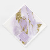Lux Inktlavendel Abstract ID990 Servet (Hoek)