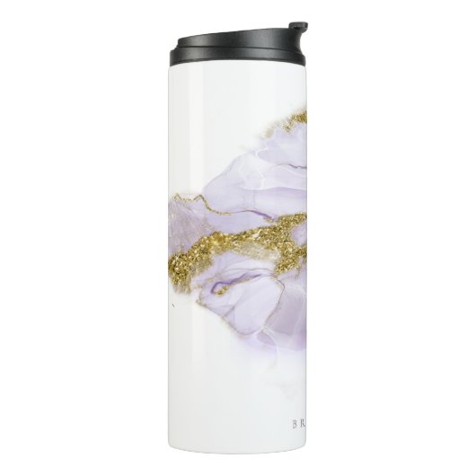 Lux Inktlavendel Abstract ID990 Thermosbeker (Gedraaid links)