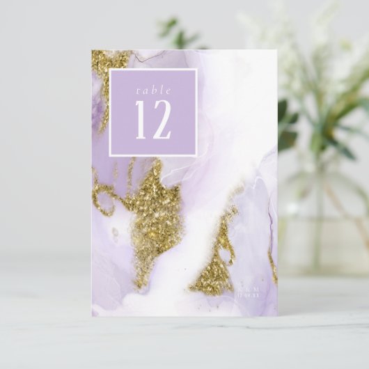 Lux Inktlavendel Abstract Tafelnummer ID990 (Staand voorkant)