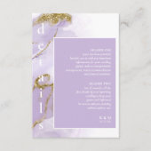 Lux Inktlavendel Abstracte Details ID990 Informatiekaartje (Voorkant)