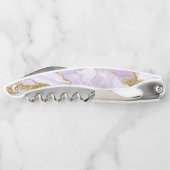 Lux Inktlavendel Abstracte Huwelijkspartij ID990 Kurkentrekker (Achterkant)