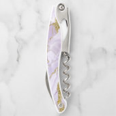 Lux Inktlavendel Abstracte Huwelijkspartij ID990 Kurkentrekker (Achterkant)