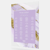 Lux Inktlavendel Abstracte Zitkaart ID990 Acryl Bord (Hoek)