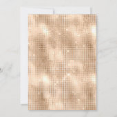 LUX LEOPARD CHAMPAGNE BIRTHDAY INVITATIE KAART (Achterkant)