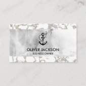 Lux Marmer | Ankerpictogram Visitekaartje (Voorkant)