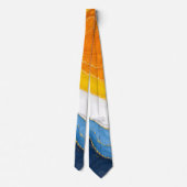 Lux Marmer AroAce Pride Kleuren Stropdas (Achterkant)