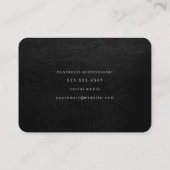 Lux Nepgoud Kunstzinnige Markeringen Leerprint Visitekaartje (Achterkant)