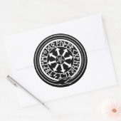 Lux Occulta - verborgen licht Ronde Sticker (Envelop)