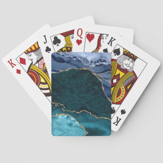 Lux Paauw Agoog & Goud Pokerkaarten (Achterkant)