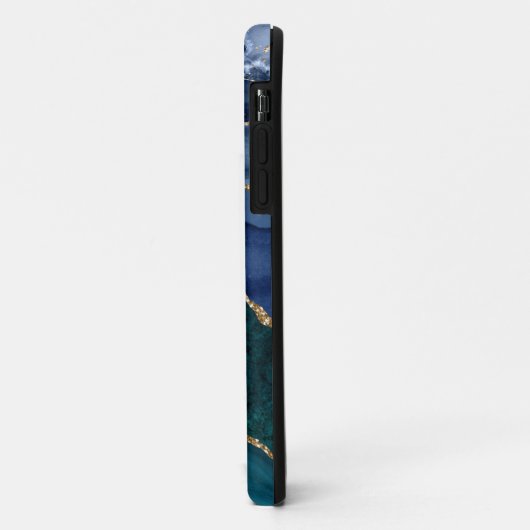 Lux Peacock Agate & Gold Case-Mate iPhone Case (Achterkant/links)