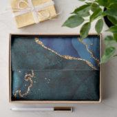 Lux Peacock Agate & Gold Tissuepapier (Geschenk)