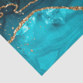 Lux Peacock Agate & Gold Tissuepapier (Detail)