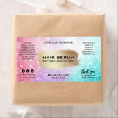 Lux Shimmer Cotton Snoep Hair Serum Labels (Insitu)