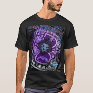 Lux stijl zwart Lyon fluweel 3  T-shirt