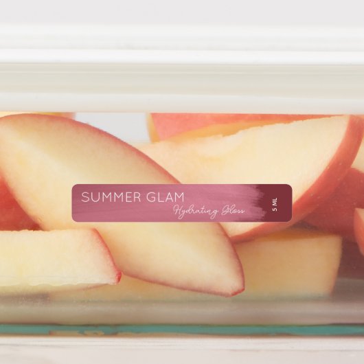 Lux Stroke Lip Gloss Cosmetisch Etiket Labels (Aangebracht)