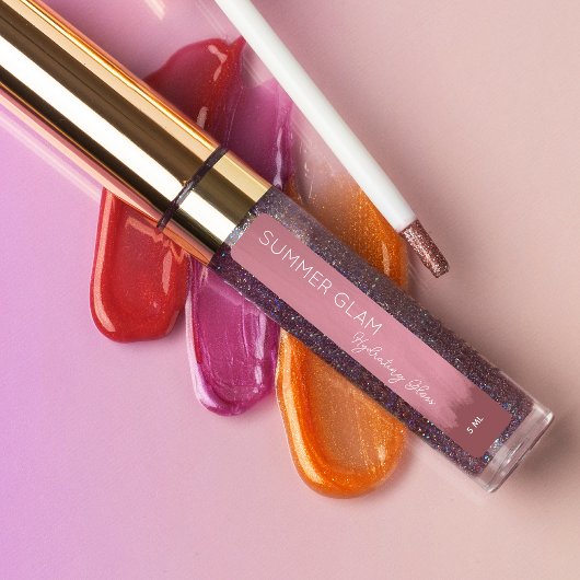 Lux Stroke Lip Gloss Cosmetisch Etiket Labels