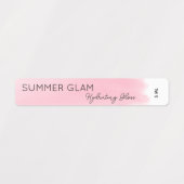 Lux Stroke Lip Gloss Cosmetische Wit Etiket Labels (Design 1)