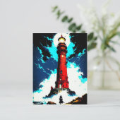 Lux vigilans briefkaart (Staand voorkant)