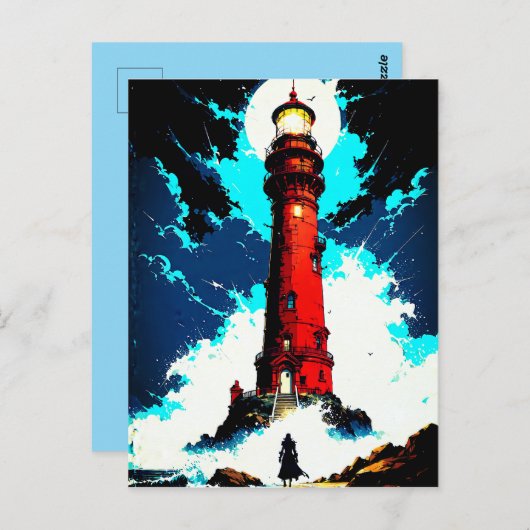 Lux vigilans briefkaart (Voorkant / Achterkant)