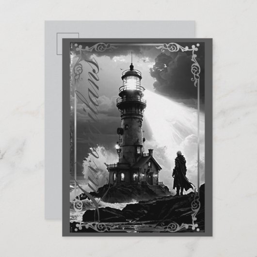 Lux vigilans briefkaart (Voorkant / Achterkant)