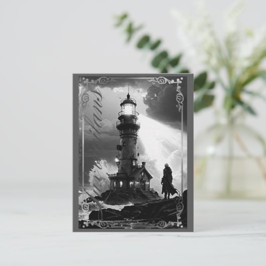 Lux vigilans briefkaart (Staand voorkant)