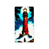 Lux vigilans etiket (Voorkant)